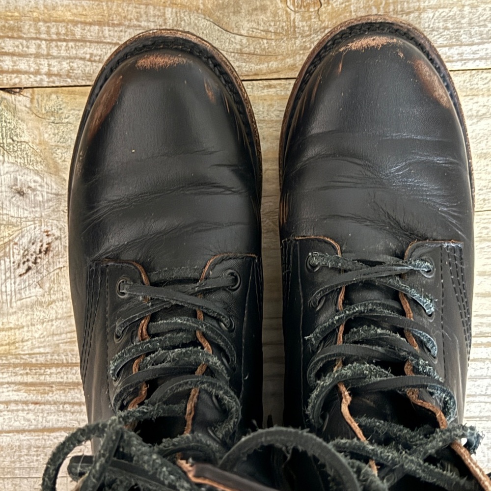 FreeBird MANCHESTER Black Combat Boots size 8